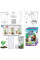 Самоочищающийся мини аквариум My Fun Fish SS-78 с LED подсветкой, 2 литра, с растением и камешками