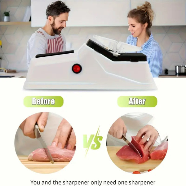Электрическая USB точилка для ножей и ножниц Electric Knife Sharpener с 3 режимами заточки