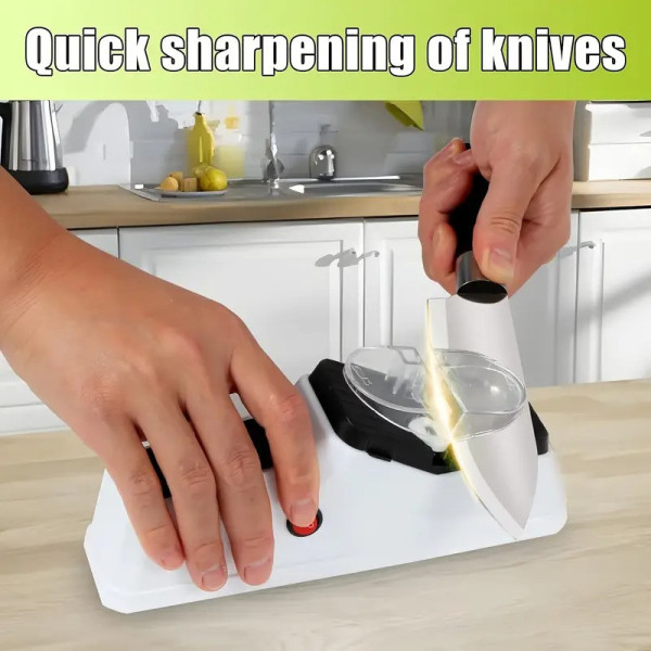 Электрическая USB точилка для ножей и ножниц Electric Knife Sharpener с 3 режимами заточки