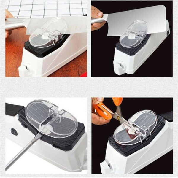 Электрическая USB точилка для ножей и ножниц Electric Knife Sharpener с 3 режимами заточки