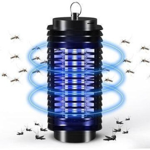 Электрическая ультрафиолетовая ловушка Mosquito Killer для уничтожения комаров и насекомых, работает от сети
