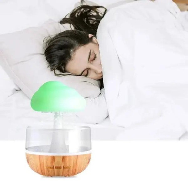Ночник увлажнитель Cloud Rain Humidifier с эффектом дождя и подсветкой