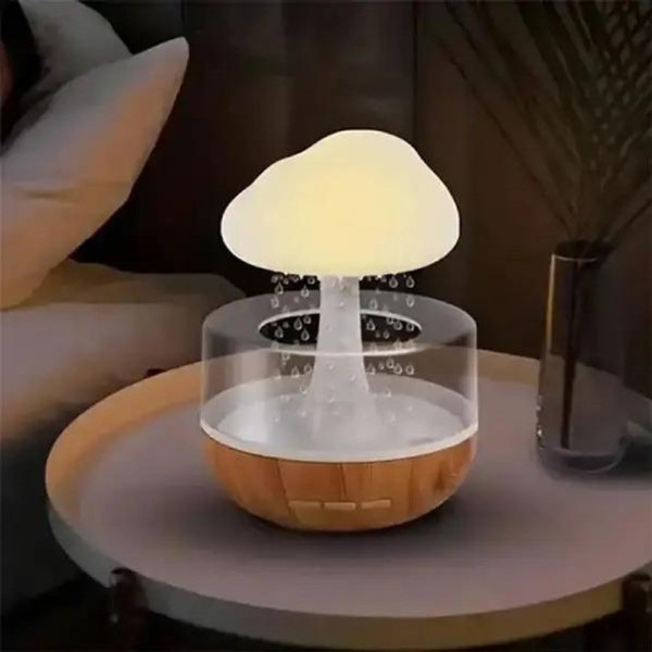 Ночник увлажнитель Cloud Rain Humidifier с эффектом дождя и подсветкой