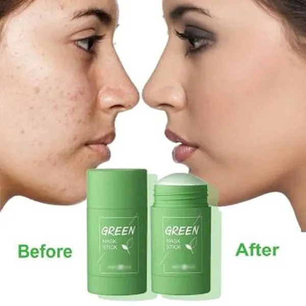 Маска-стик для лица от акне и черных точек Green Mask Stick зеленая