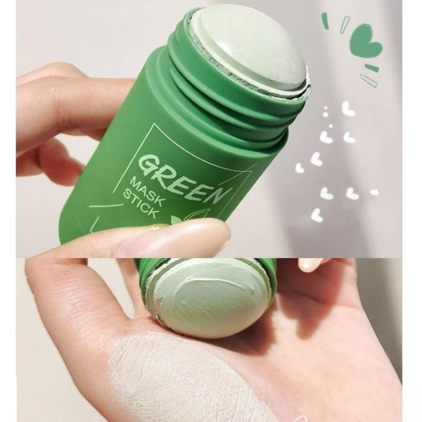 Маска-стик для лица от акне и черных точек Green Mask Stick зеленая