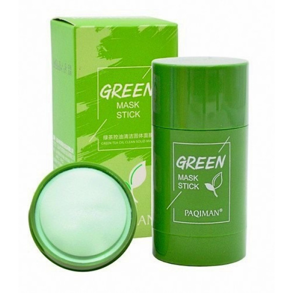 Маска-стик для лица от акне и черных точек Green Mask Stick зеленая