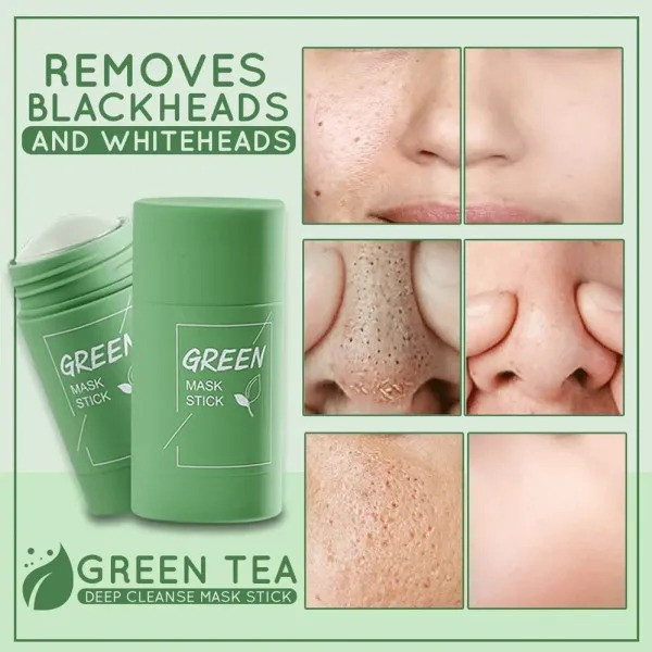 Маска-стик для лица от акне и черных точек Green Mask Stick зеленая