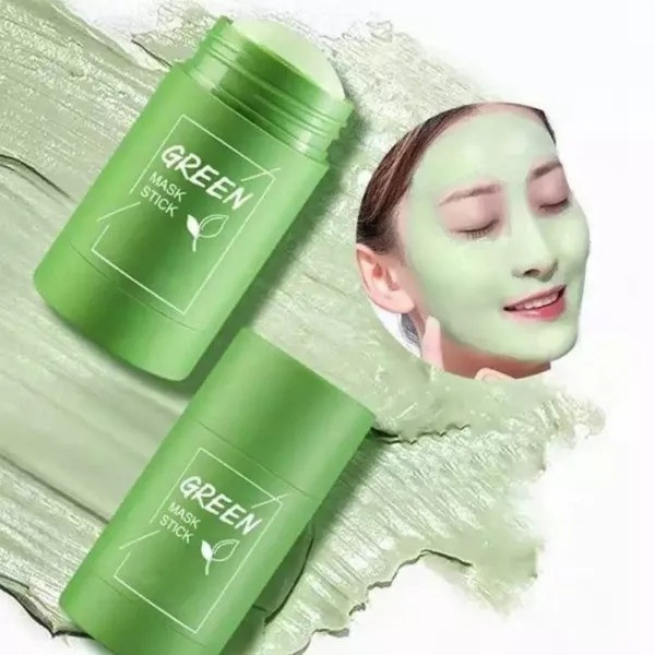 Маска-стик для лица от акне и черных точек Green Mask Stick зеленая