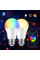 Лампа розумна RGB LED з кольоровим і білим світлом Tuya E27 Bluetooth