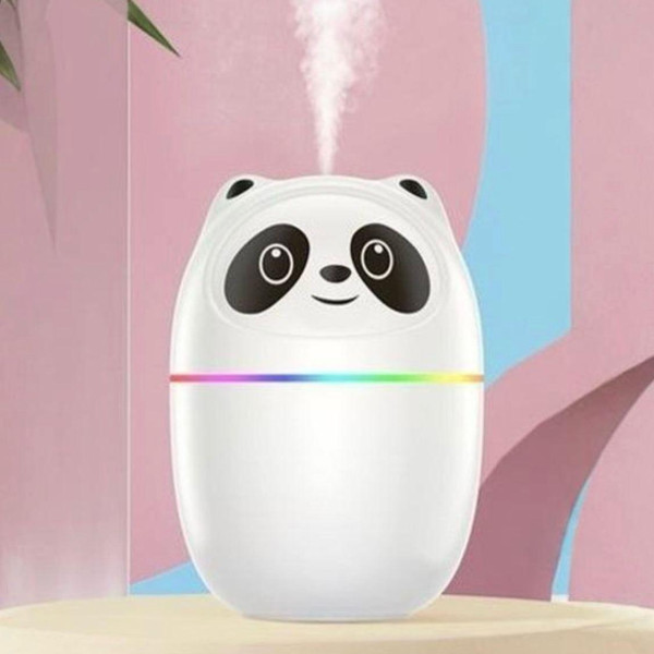 Увлажнитель воздуха детский ультразвуковой с подсветкой Panda Mist XS-168 белый