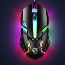 Ігрова дротова мишка X3 з LED-підсвіткою 1200 DPI USB чорна