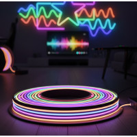 Умная неоновая светодиодная лента Wi-Fi Gosund RTS0046 5 м RGB с пультом и управлением через приложение