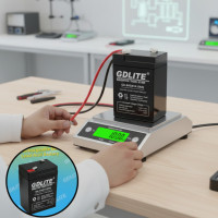 Battery 6V 4 Ah GD 645, Аккумулятор, Аккумуляторная батарея, Аккумулятор для весов свинцово-кислотный