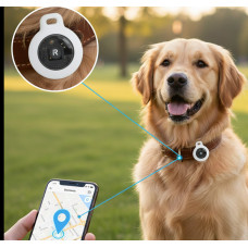 Розумний брелок Remax RT-G2303, GPS-трекер, IPX5, Find My, білий корпус