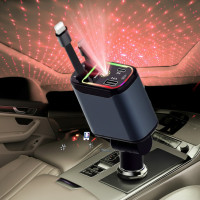 Автозарядний пристрій «Зоряне небо», USB, Type-C, Lightning, 66 Вт, QC 3.0, PD