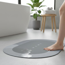 Коврик для ванной комнаты Bathlux антискользящий мягкий водопоглощающий 40х60