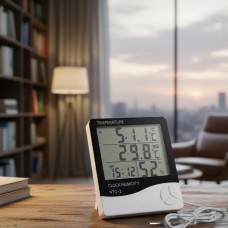Термометр року гігрометр LCD 3 в 1 HTC-1