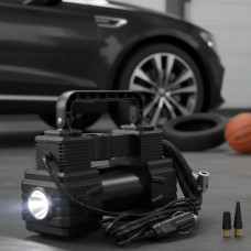 Портативний автомобільний компресор із цифровим дисплеєм і живленням від прикурювача Air pump XL-1025 12V