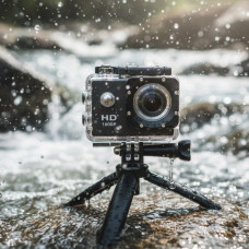 Водонепроницаемая экшн-камера Action Camera D600 A7 HD с широкоугольным объективом и комплектом креплений