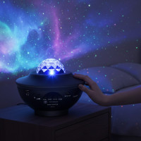 Зірковий проєктор Falcon Star LED Night Lamp з динаміком Bluetooth, пультом і 21 режимом світла