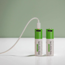 Батарейки комплект AA USB Type-C 2 шт 1.5 В 2600 мВт