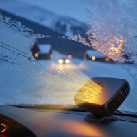Автомобільний нагрівач салону від прикурювача Auto Heater HJ-703 Fan 12 вольтів DC 200 Вт