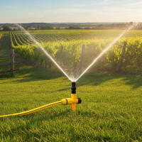 Розпилювач бризгалка Lawn Sprinkler для поливу городу, газону спринклерна система на 360 градусів