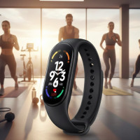 Спортивный фитнес-браслет Smart Band M7 с пульсометром и тонометром для тренировок