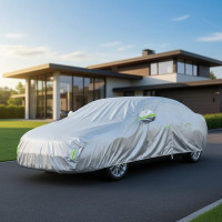 Чохол автомобільний захисний з відбивними елементами ETiME 540×175×120 см
