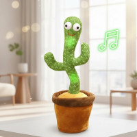 Музична іграшка Танцюючий Певучий Кактус Dancing Cactus TikTok