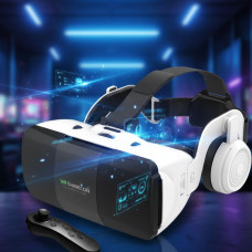 Окуляри віртуальної реальності Shinecon SC-G06ED+ 3D VR шолом з пультом і навушниками для смартфонів 4.7-7"