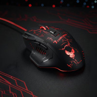 Мышка проводная игровая GAMING MOUSE X7 1.5м Черная с подсветкой