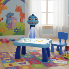 Дитячий проєктор для малювання Projector Painting з фломастерами та столиком