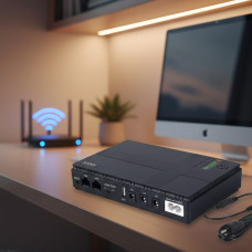 Источник питания UPS универсальный DC1018P бесперебойник 10400 мАч