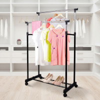 Стійка для одягу рухома Double Pole Clothers Horse (30 кг)