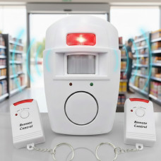 Автономна сенсорна сигналізація з датчиком руху Sensor Alarm 105 з 2 пультами