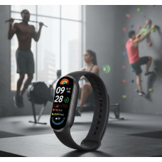 Фітнес-браслет M9 Band, Bluetooth, пульсометр, крокомір, моніторинг сну, Android/iOS