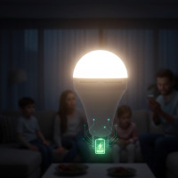 Лампа Smartcharge 15W с аккумулятором для освещения и работы без электричества