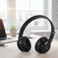 Навушники MDR P47+BT / Навушники бездротові bluetooth microSD Mp3 з плеєром