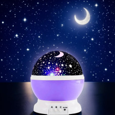 Обертовий нічник-проєктор Зоряне небо 3D Star Master Dream QDP01