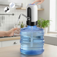 Помпа для воды электрическая на бутыль автоматическая с аккумулятором Water Dispenser