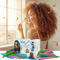 Спиральные бигуди для волос Hair WavZ 50 см