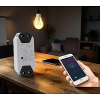 Розумне WI-FI реле SMART HOME, 10А, Бездротовий вимикач для розумного будинку Wi-fi вимикач