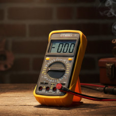 Мультиметр DT-9208A цифровий тестер напруги, струму, опору, частоти, температури з підсвіткою