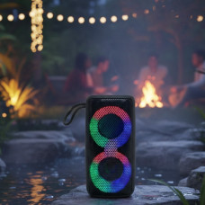Компактна Bluetooth-колонка MB-041 9150 з LED-підсвіткою USB Type-C акумулятор 1200 мА·год