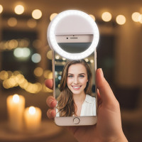 Светодиодное кольцо для селфи Selfie Ring Light RK-12