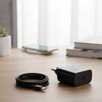 Мережевий адаптер швидкого заряджання 45 W Type-C Power Delivery 3.0 для смартфонів, планшетів, ноутбуків