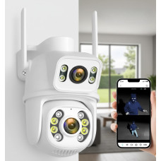 Відеокамера вулична WiFi з поворотом і датчиком руху 12 Мп SD 39 4G