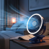 Вентилятор аккумуляторный с LED подсветкой VHG F03