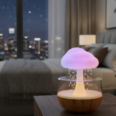 Нічник зволожувач Cloud Rain Humidifier з ефектом дощу та підсвіткою